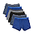 Kit 6 Cuecas Boxer Plus Size em Algodão - Imagem 1