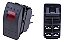 Botão Interruptor Universal Farol On/off 12/24v Led Vermelho - Imagem 1