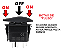 Botão Interruptor Para Guincho 12v 24v Led Azul - Pulso - Imagem 2