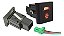 Botao Amarok Barra De Led Console Central Lado Esquerdo - Imagem 1