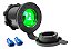 Tomada Plug P/ Acendedor Cigarro Padrão Carro Barco 12v 24v Verde - Imagem 1
