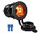 Tomada Plug P/ Acendedor Cigarro Padrão Carro Barco 12v 24v Laranja - Imagem 1