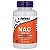NAC 600mg (100 cápsulas) - Now Foods - Imagem 1