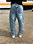 Calça Jeans Wide Leg / Baggy Vintage - Lavagem Clara - Imagem 1