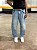 Calça Jeans Wide Leg / Baggy Vintage - Lavagem Clara - Imagem 2