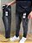 Calça Jeans Skinny Street Denim - Estilo Jogador (Graphite Paint) - Imagem 4