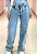 Calça Jeans Wide Leg Feminina Acid Wash - Imagem 1