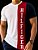 Camiseta Masculina Tommy Hilfiger Branca com Faixa Vertical Tricolor - Imagem 1