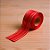 Fita Maxi Line Albano 32mmx100metros Vermelho Com Ouro Laço Presente Decoração Embalagem - Imagem 1