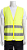 Colete Refletivo de Segurança EPI GSM Verde Fluorescente e Laranja – NBR 15292 - Imagem 3
