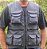 Coletes Rip stop - Forrado em acetato - 10 bolsos - Imagem 2