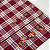Trilho Xadrez Vermelho - Bichinhos Natal 200x40cm - Imagem 3