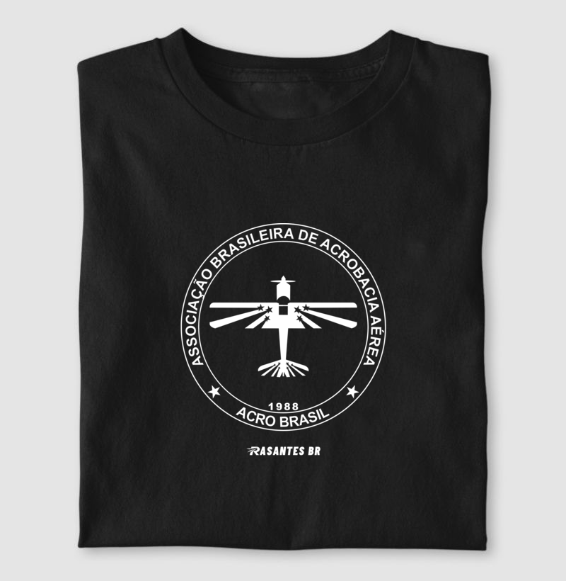 Camiseta Acro Brasil Logo Vazado Preto - Imagem 2