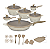 Linha Gourmet Premium 22 Peças - Begê - Imagem 1