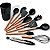 3 Kit de Utensílios de Cozinha em Silicone com Cabo de Madeira, 12 Peças - Imagem 26