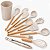 3 Kit de Utensílios de Cozinha em Silicone com Cabo de Madeira, 12 Peças - Imagem 40