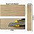 5 Kit com 12 Placas de Piso Vinílico Autocolante Amadeirado - Carvalho Premium Champagne - Imagem 9