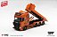 PRÉ VENDA - MINI GT - Scania 770S B8x4NA Hooklift Flatbed Orange (1392) - Imagem 4