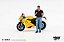 PRÉ VENDA - MINI GT - Ducati Panigale V4 S Giallo + Action Figure (1414) - Imagem 3