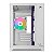 Gabinete Gamer Purple Edition, Mid-Tower, Lateral De Vidro, Com 3 Fans, Branco - Imagem 3
