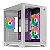 Gabinete Gamer Purple Edition, Mid-Tower, Lateral De Vidro, Com 3 Fans, Branco - Imagem 1