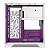 Gabinete Gamer Purple Edition, Mid-Tower, Lateral De Vidro, Com 3 Fans, Branco - Imagem 4