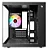 Gabinete Gamer, Mini-Tower Lateral de Vidro, Com 1 Fan, Preto - Imagem 2