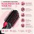Escova Elétrica Secadora Anti Frizz Modeladora 3 Em 1 Alisadora Seca E Cachos - Imagem 3