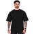 Camiseta Oversized Lisa Preto - Imagem 4