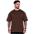 Camiseta Oversized Lisa Marrom - Imagem 3