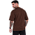 Camiseta Oversized Lisa Marrom - Imagem 1