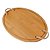 Bandeja e Petisqueira Oval para Servir e Decorar de Bambu - Imagem 2