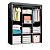 Organizador Guarda-Roupa para Roupas Multiuso em TNT e Ferro Preto até 12kg - Imagem 1