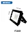 REFLETOR LED 30W PRETO LUZ BR OUROLUX - Imagem 5
