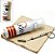 Limpa-Lente Kit DeKlin 30ml Microfibra Branco 15x18 Chaveiro - Imagem 1