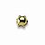 Porca Estrela Cega M1,2x2,6mm Ouro - Imagem 1