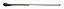 Haste Metal Golf RB 1,4x0,95x145mm Grafite - Imagem 1