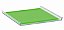 Organizador LabSystem Bandeja Pad Verde Mod1685 223 x 235 x 13mm - Imagem 1