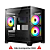 Gabinete Gamer Husky Dome 10, Micro-ATX, Lateral e Frontal em Vidro, Sem Fans, Preto - Imagem 1