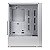 GABINETE GAMER MANCER NAROK V2, RAINBOW, MID-TOWER, LATERAL DE VIDRO, COM 6 FANS RGB ESTATICO , BRANCO - Imagem 2