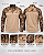 Camisa Agro Castelli Camuflada Bége Long Horn com Proteção Solar UV50+ - Imagem 6