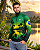 Camisa Brasil Palmeira Castelli com Proteção Solar UV50+ - Imagem 5