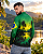 Camisa Brasil Palmeira Castelli com Proteção Solar UV50+ - Imagem 6