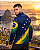 Camisa Brasil Blue Castelli com Proteção Solar UV50+ - Imagem 5