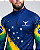 Camisa Brasil Blue Castelli com Proteção Solar UV50+ - Imagem 3