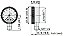 Manometro B 4000 Psi Pt4 SMC 00-83000179 - Imagem 2