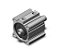 Cilindro Pneumatico Compacto SMC CDG1WBA32-50Z*BR - Imagem 1