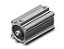 Cilindro Pneumatico Compacto SMC CDQ2A63-110DCZ*BR - Imagem 1