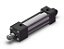 Atuador Hidraulico SMC CHDSGCB40TN-75A - Imagem 1