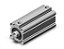 Cilindro Pneumatico Compacto SMC CDQ2B32M-20DZ - Imagem 1